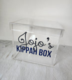 "Kippa" Lucite Box