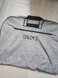 Charcoal garment bag