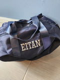 Small navy crisscross duffle/ gym bag