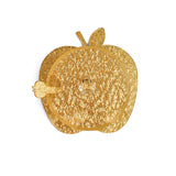 Gold Glitter Apple Honey Dish and Spoon