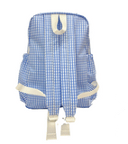 Sky Blue Gingham Backpack