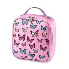 Puffer Lunch Box Mulberry Gingham